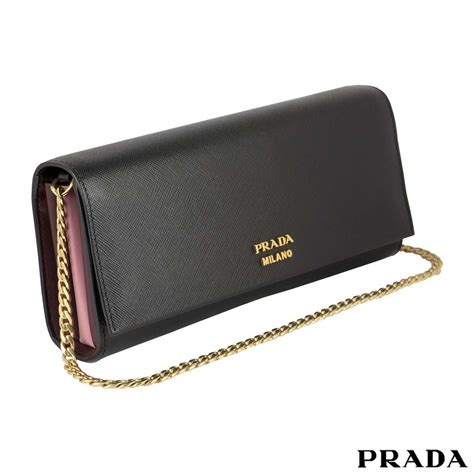 prada saffiano clutch with strap|prada envelope clutch.